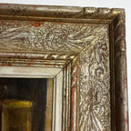 Albert Muis Oil Painting in Large Decorative Wooden Frame