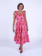 'AMORE' DRESS IN LONE LOBSTER