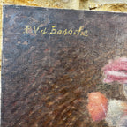 Vintage Still-Life of Anenomes - signed E.Vd Bossche