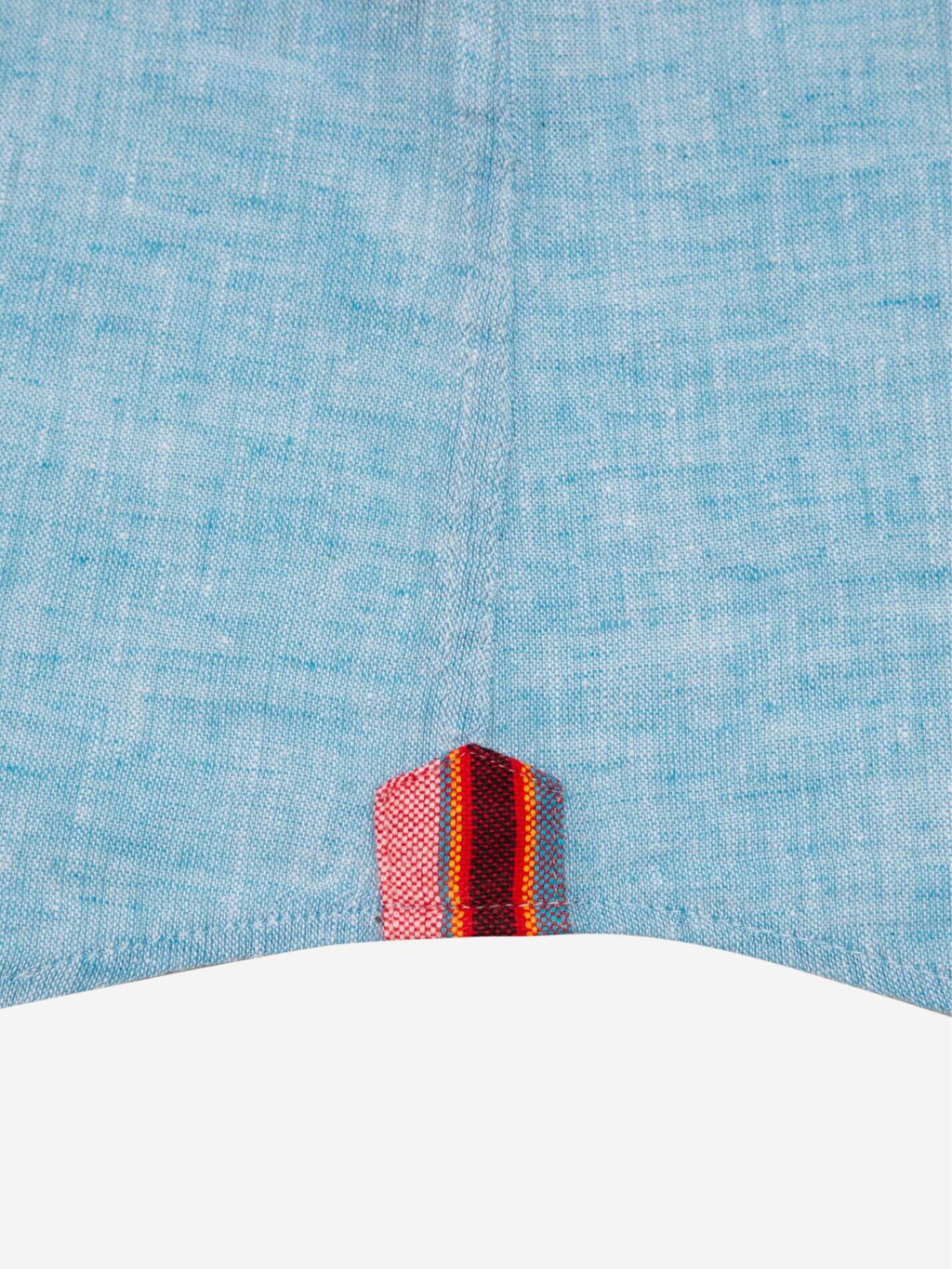 Women's Anga Blue Linen Shirt