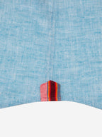 Women's Anga Blue Linen Shirt