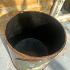 Antique English Tole Bin/Walking Stick Stand