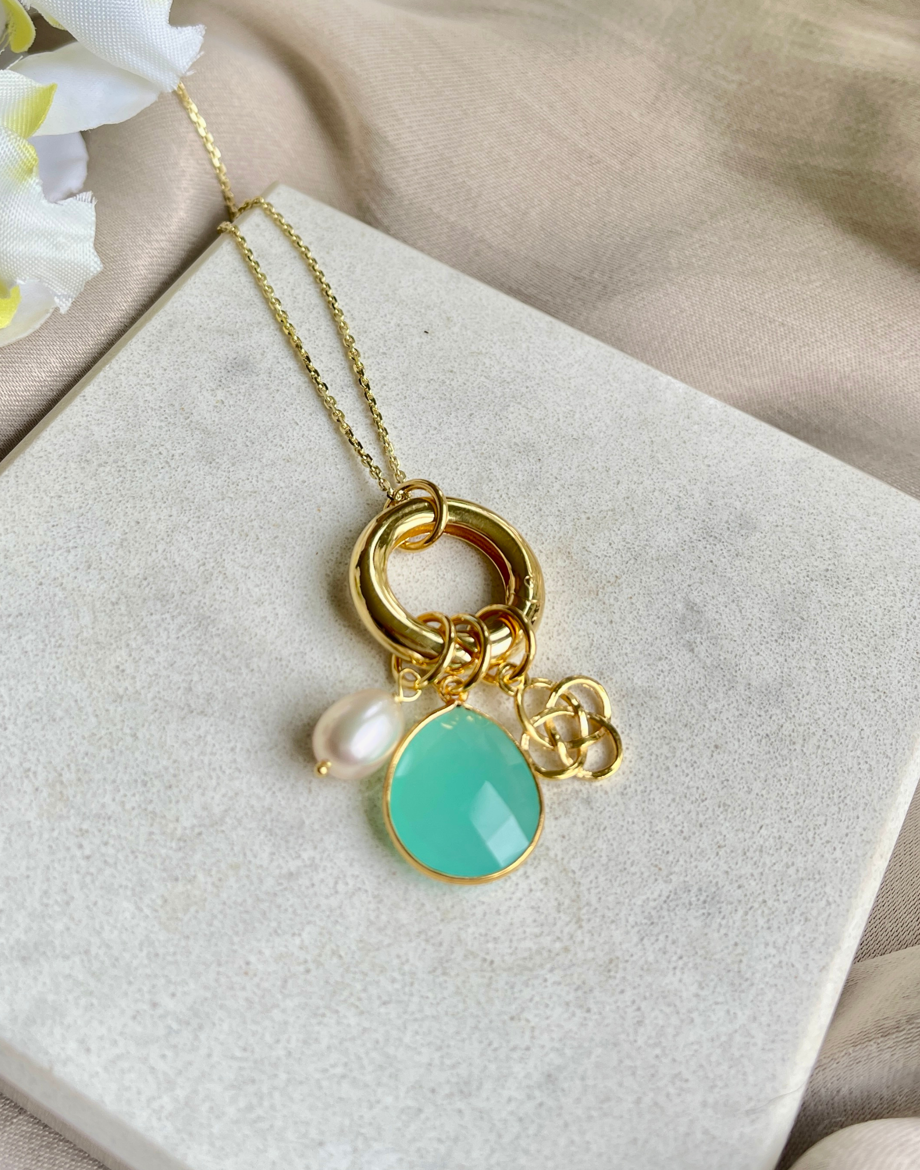 Gold Loop Adjustable  Necklace