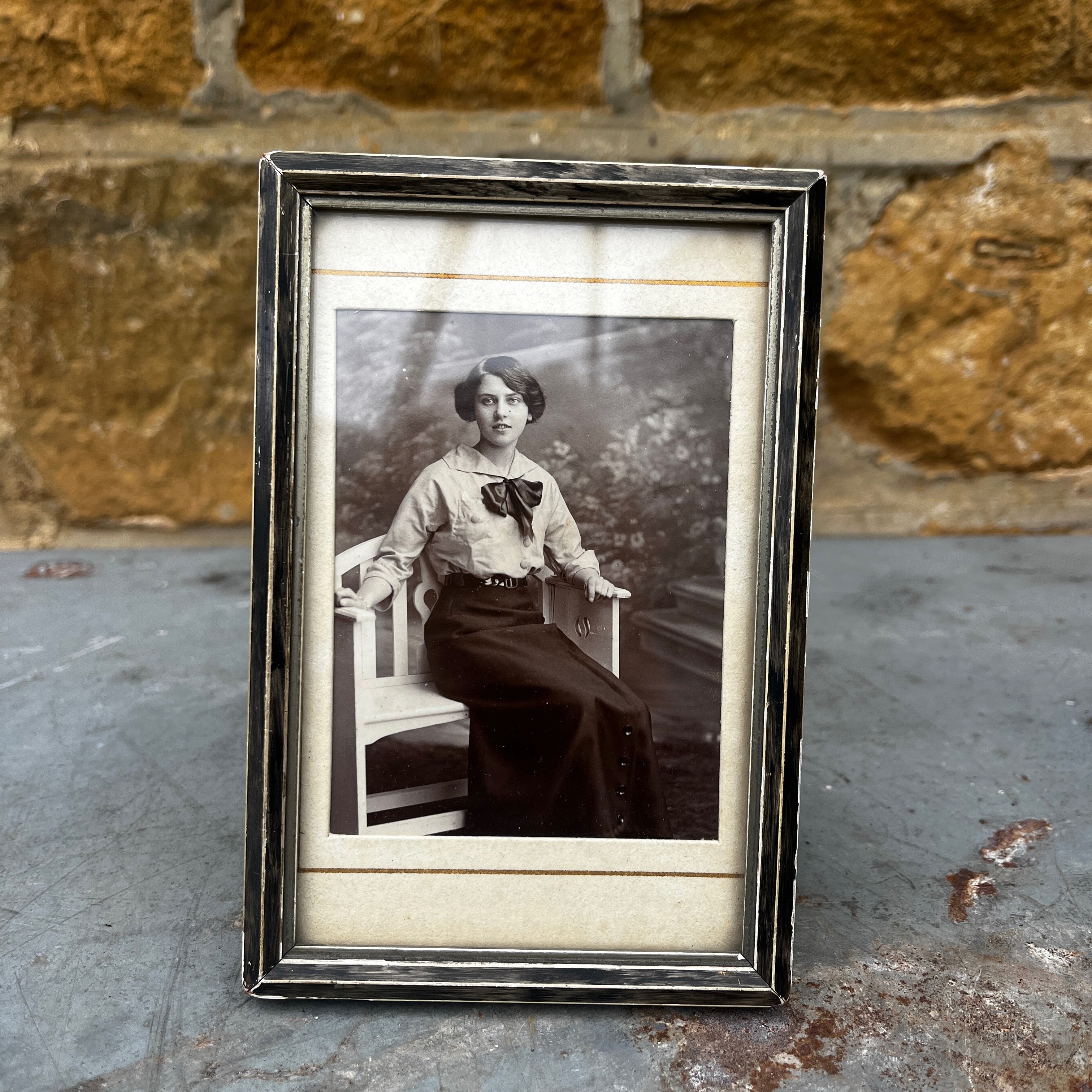 Vintage British Art Deco 'Foframe' -  Wooden Photo Frame