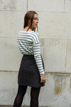 Asymmetric Organic Cotton Skirt