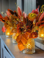 Autumn Flower Golden Glow Vase