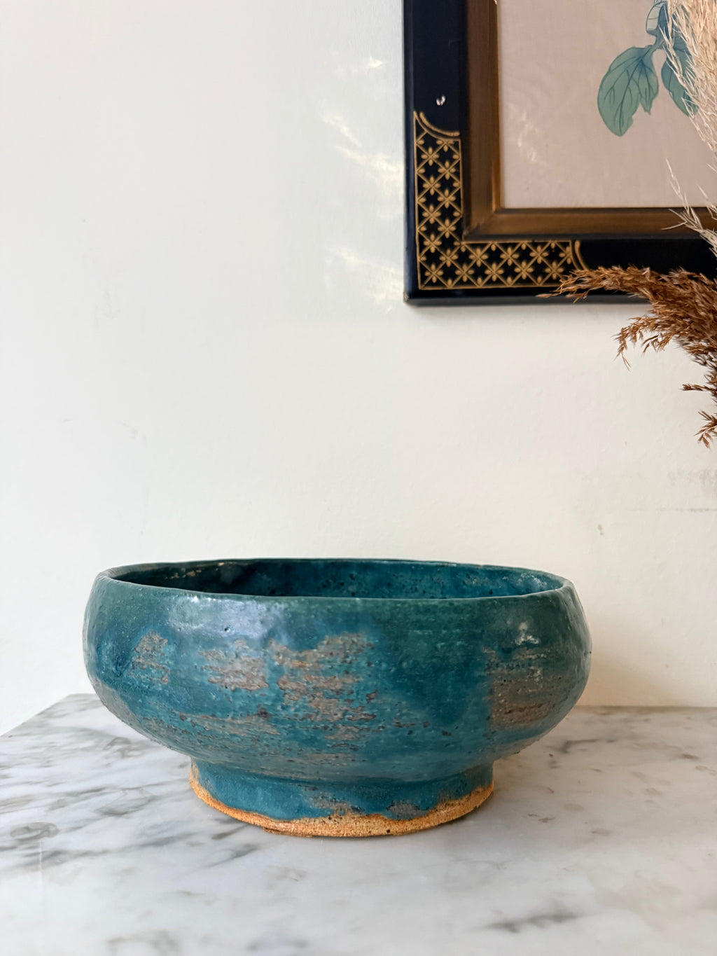 Teal Studio Pottery Bowl