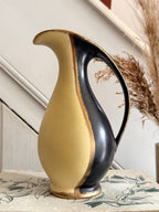 Decorative West German 1950s Ceramic Pitcher