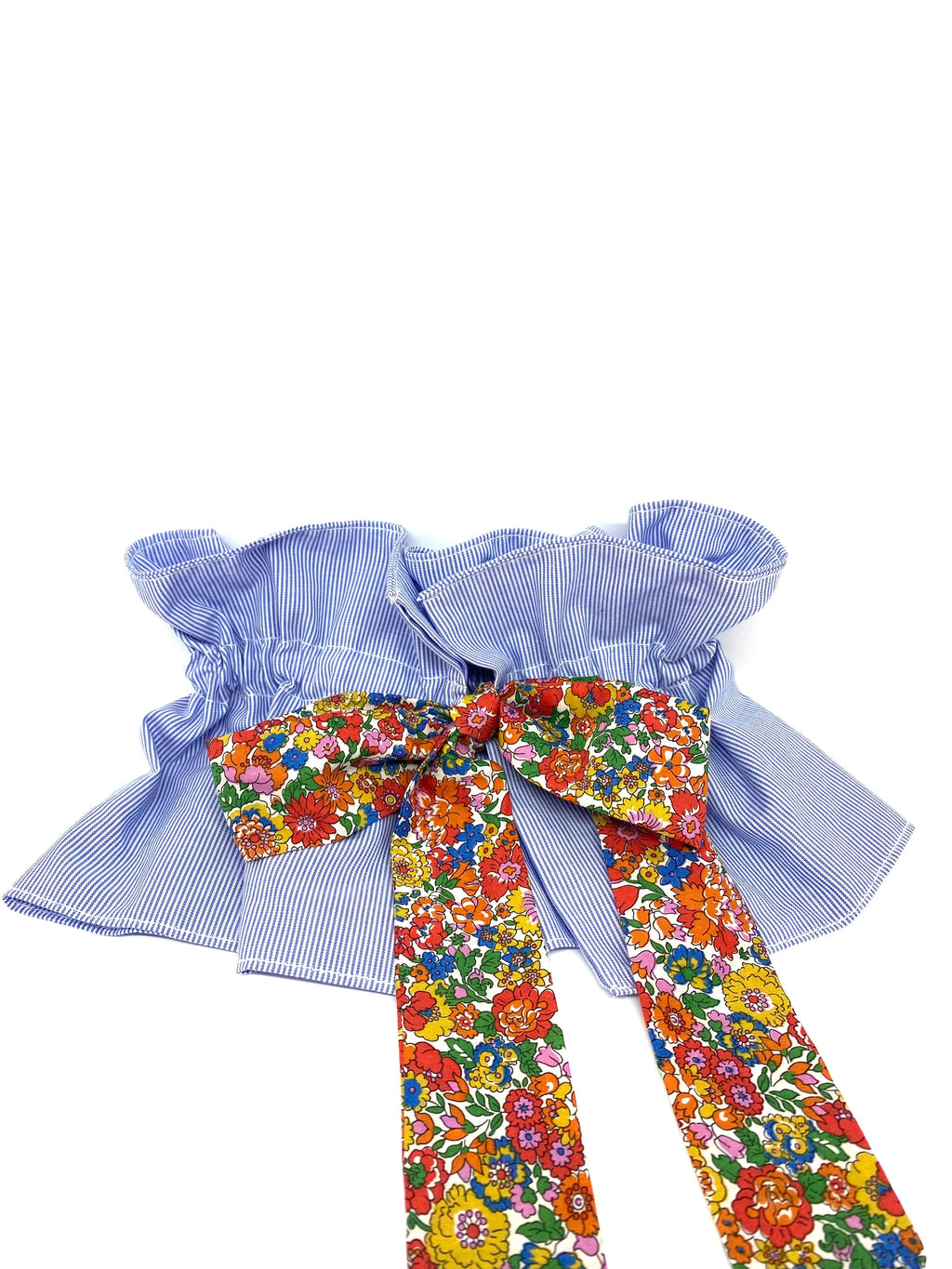 Liberty of London neck ruffle collar with bow