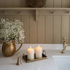 Brass Display Tray With Handles | Rectangular  22 x 13cm