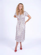 'BABINGTON' DRESS IN STRAWBERRIES & CREAM