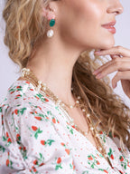 'BABINGTON' DRESS IN STRAWBERRIES & CREAM