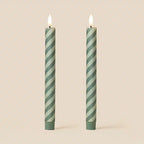 Barley Twist Flameless LED Wax Candles