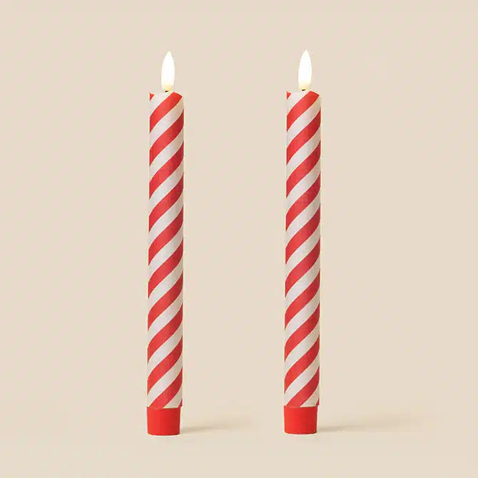 Barley Twist Flameless LED Wax Candles