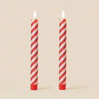 Barley Twist Flameless LED Wax Candles