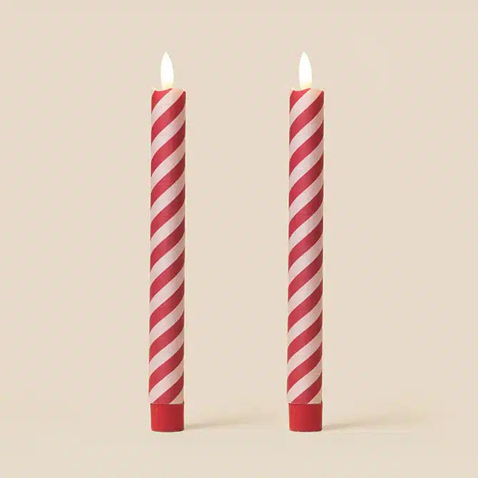 Barley Twist Flameless LED Wax Candles