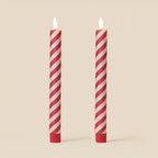 Barley Twist Flameless LED Wax Candles