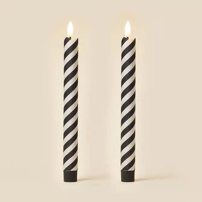 Barley Twist Flameless LED Wax Candles