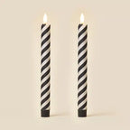 Barley Twist Flameless LED Wax Candles