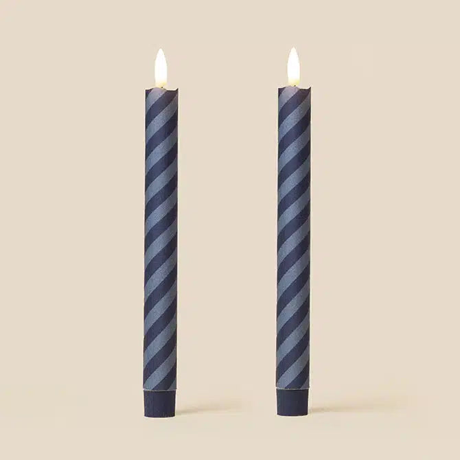 Barley Twist Flameless LED Wax Candles
