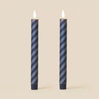 Barley Twist Flameless LED Wax Candles