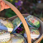 Beatrix Potter Easter Egg Paper Mache Container