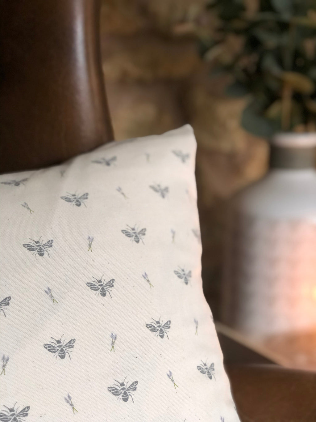 Cushion - 'Flying Solo' Bee