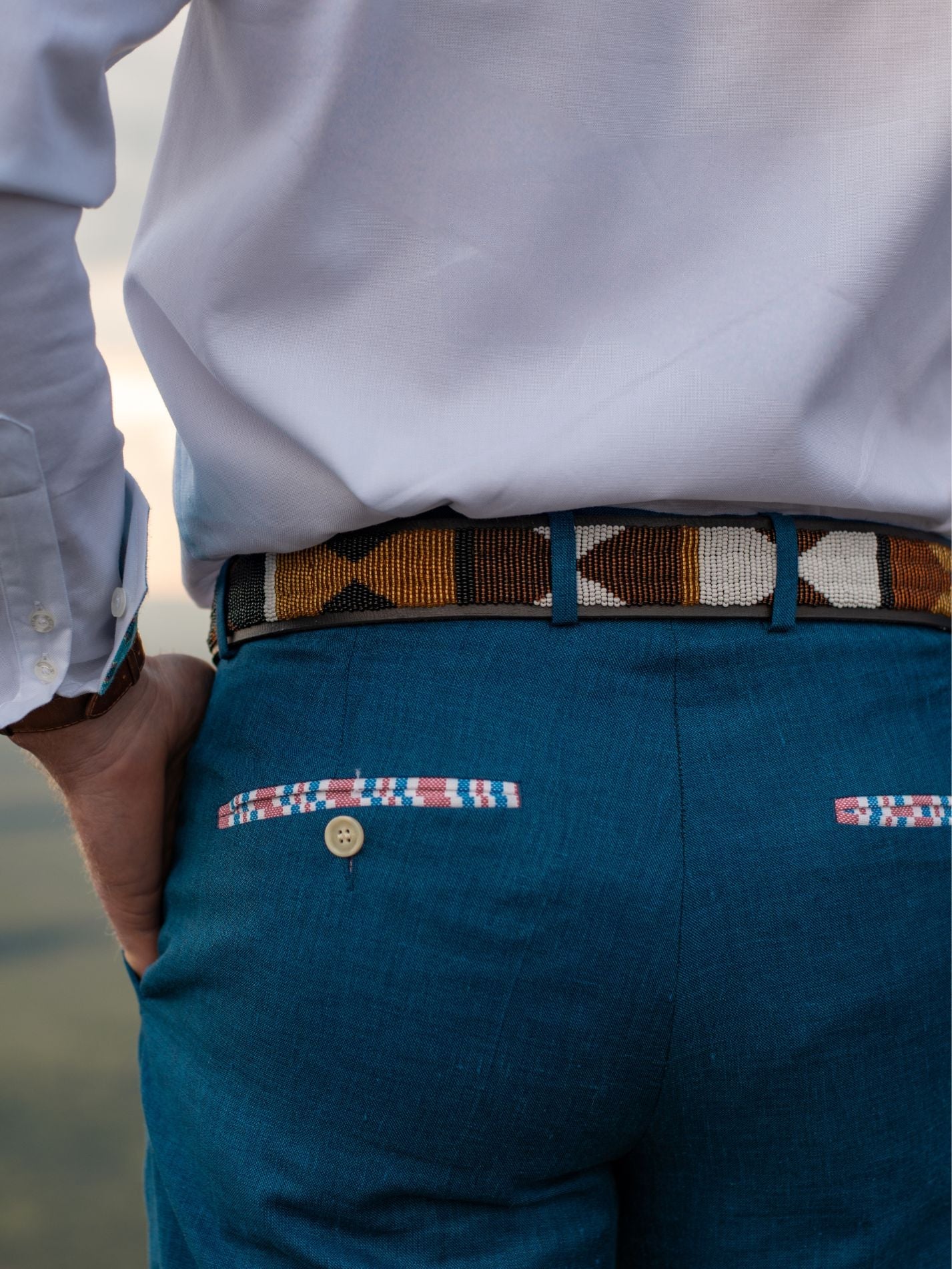 Beaded Belt - Dunia (Wide)