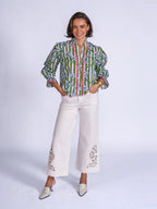 'BEO' BLOUSE IN APPLE BLOSSOM