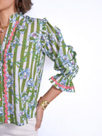 'BEO' BLOUSE IN APPLE BLOSSOM