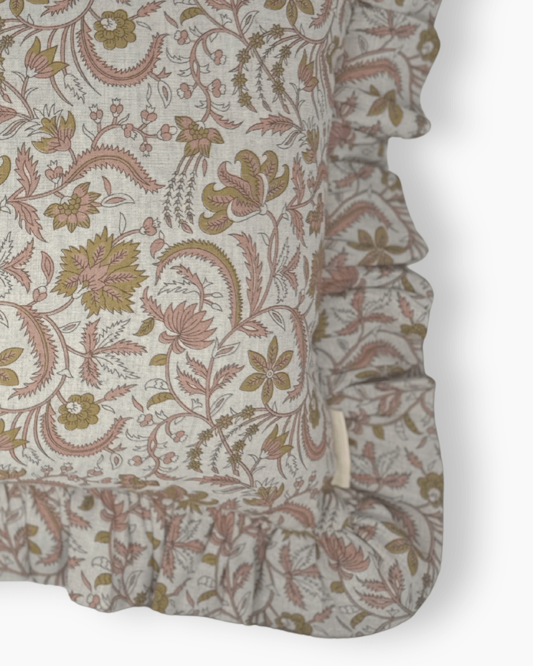 The Betsy Floral Frill Cushion