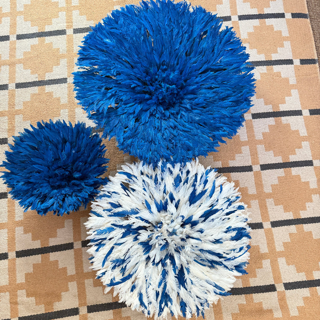 AUTHENTIC BLUE JUJU HATS FROM CAMEROON.