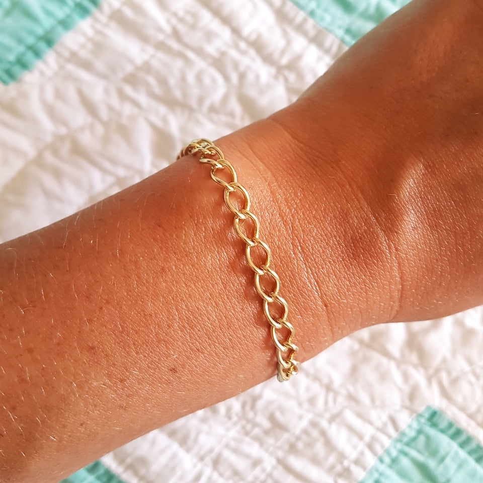 Gold Charm Bracelet