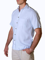 Blue Air Weave Shirt - Short Sleeve