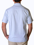 Blue Air Weave Shirt - Short Sleeve