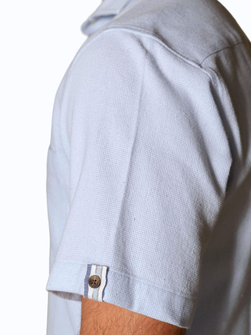 Blue Air Weave Shirt - Short Sleeve