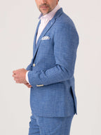 Blue Blazer - Linen, Wool & Silk