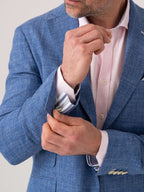 Blue Blazer - Linen, Wool & Silk