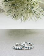 Blue and Silver Huggies