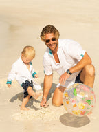 Boys White Linen Shirt