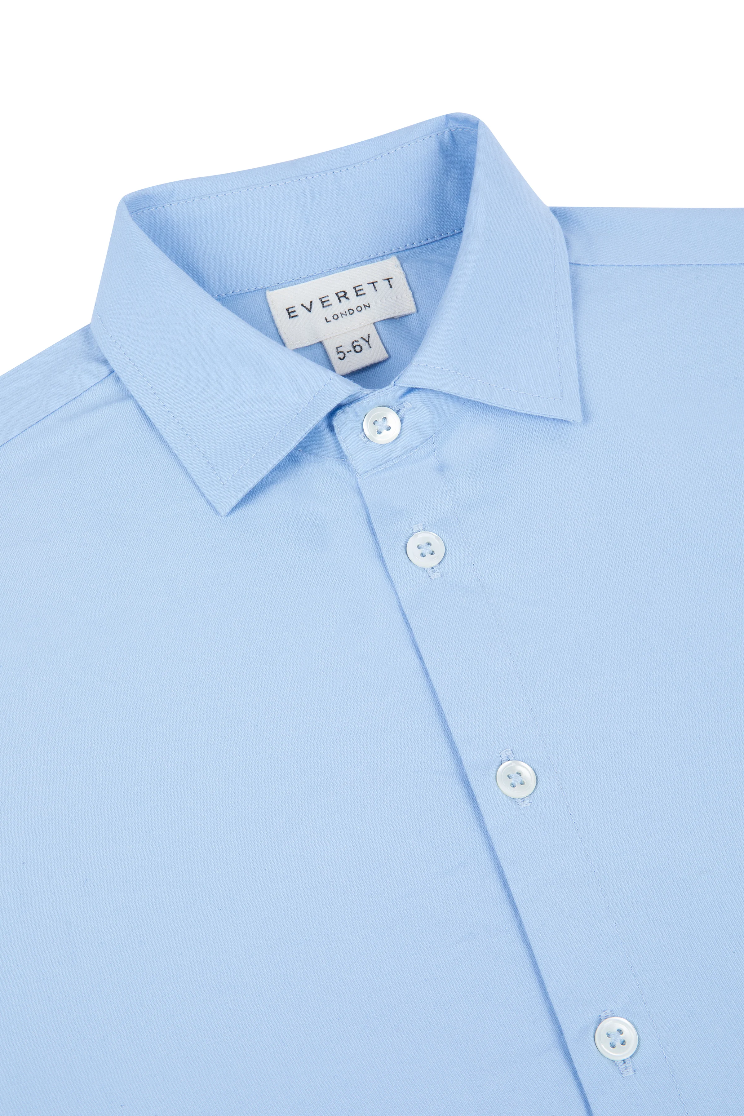 Boys Blue Cotton Shirt