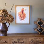 Buff Orpington Acrylic Giclée Print