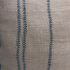 Handmade cushion from Peony and Sage fabric remnants with gingham piping.