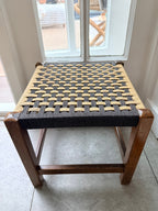 Midcentury Woven Stool 2