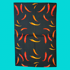 Tea towel - "Oh SO bright" - Hot Chillies