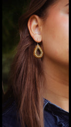 Oval Drop Liquid Gold