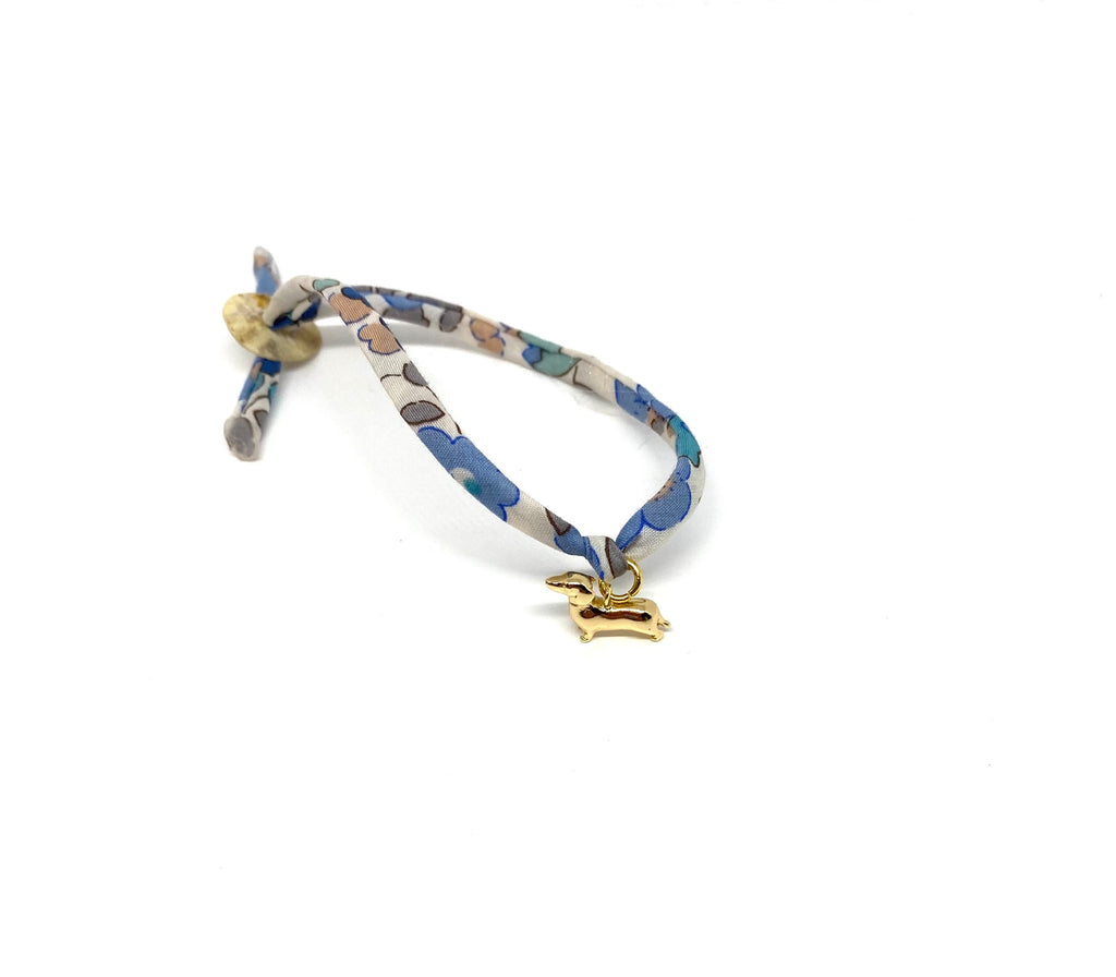 Pretty Liberty of London sausage dog bracelet