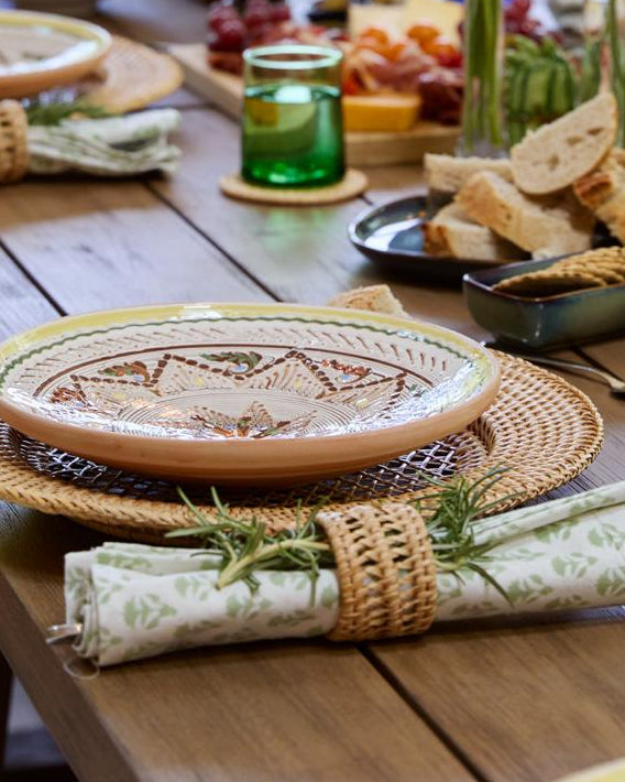 Marlow Rattan Napkin Ring Set of 2