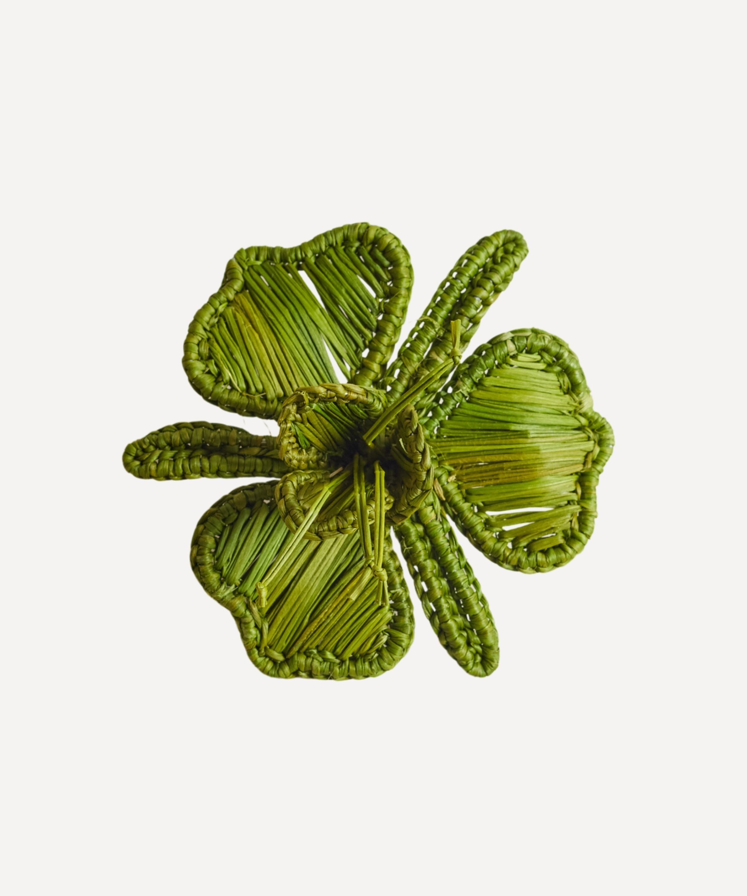 Orquidea Napkin Ring | Handwoven Iraca Palm, Green