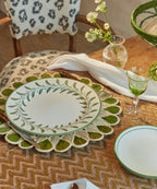 Lupita Placemat | Handwoven Iraca Palm, Green